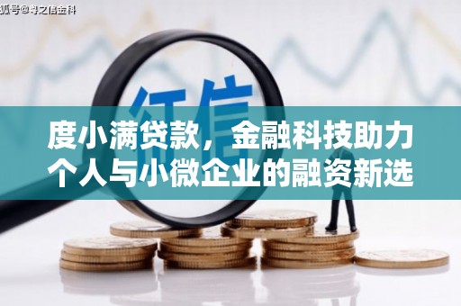 讷河度小满贷款，金融科技助力个人与小微企业的融资新选择
