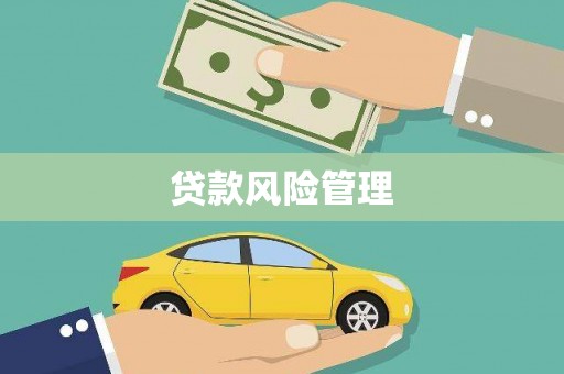 讷河贷款风险管理