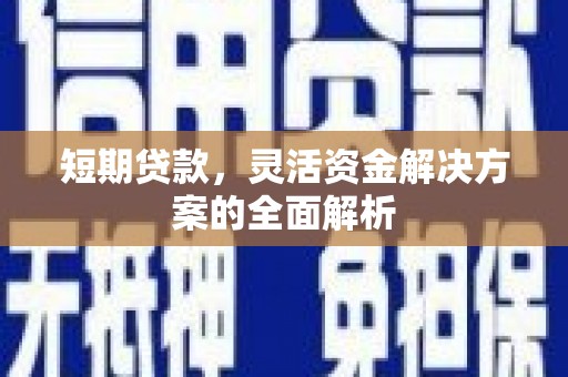 讷河短期贷款，灵活资金解决方案的全面解析
