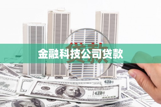 讷河金融科技公司贷款