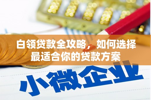 讷河白领贷款全攻略，如何选择最适合你的贷款方案